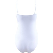 Essential İnce Askılı Beyaz Çıtçıtlı Body 1980
