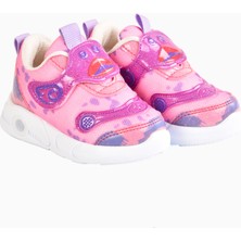 Işıklı Gülen Yüz Figür Çocuk Ayakkabı Esnek Tabanlı Nefes Alabilen  Çocuk Spor Ayakkabı