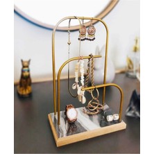 About The Perfect Şık Takı Düzenleyici Standı, Parlak Altın Renkli Tasarım