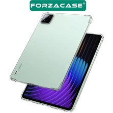 Forzacase Xiaomi Pad 7 / Pad 7 Pro 11.2 Inch ile Uyumlu Anti Shock Silikon Kılıf Şeffaf - FC014