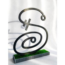 About The Perfect Kişiye Özel Siyah Harf Takı Organizer S - Şık ve Pratik Takı Standı