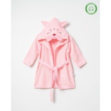 Anki Baby Kedicik Bornoz Pembe