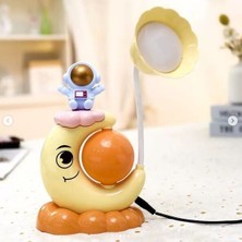 Çocuk Odası Ay ve Astronot Desenli Gece Lambası