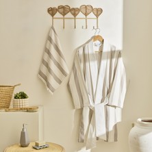 Kaşmir Home Helen Kimono Set Offwhite-Bej S-M