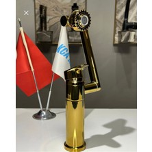 Gold Akrobatik Batarya Musluk 2 Fonksiyonlu 720 Derece Hareketli