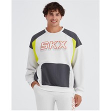 M Lw Fleece Crew Neck Sweatshirt Erkek Gri Sweatshirt S232277-032