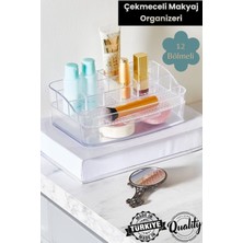 About The Perfect Şeffaf Çekmeceli Makyaj ve Takı Düzenleyici, Kristal Plastik Organizer