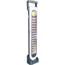 45 Ledli 45 Watt Güneş Enerjili ve Şarjlı Işıldak 5 Fonksiyonlu Aydınlatma Feneri Kamp Lambası