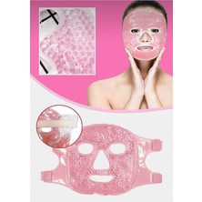 Fontenay Buz Jel Toplar Yüz Maskesi Soğuk ve Sıcak Terapi Maskesi Pembe
