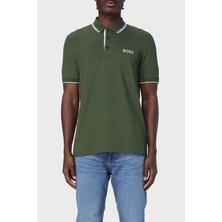 Boss Pamuklu Regular Fit Düğmeli Polo T Shirt Erkek Polo Yaka T Shirt 50469102 355