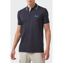 Boss Pamuklu Regular Fit Düğmeli Polo T Shirt Erkek Polo Yaka T Shirt 50469102 403