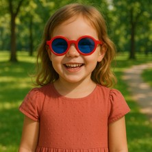 Yuvarlak Çocuk Güneş Gözlüğü Unisex Gözlük Uv 400 Korumalı Polarize Ce Sertifikalı Trend Gözlük