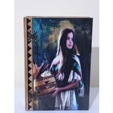 About The Perfect Çok Renkli Ahşap Dekoratif Takı ve Aksesuar Kutu 35X24X8,5 cm