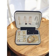 About The Perfect Büyük Boy 14X21 Kadife Takı Saklama Kutusu ve Seyahat Çantası