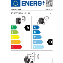 Goodyear 255/65 R18 111H Wrangler Territory Ht Oto 4 Mevsim Lastiği (Üretim Yılı: 2024)
