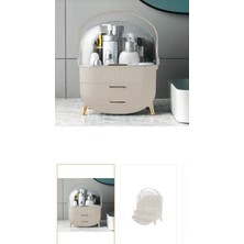 About The Perfect Gri Çekmeceli Makyaj Düzenleyici Organizer, Şık ve Fonksiyonel Saklama Çözümü