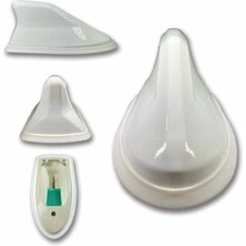 Hyundai Sonata Uyumlu Balık Sırtı Anten Shark Balina Anten Beyaz (Beyaz Silikonlu)