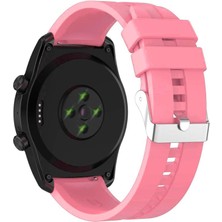 Forzacase Amazfit Gts 4 Mini ile Uyumlu Tokalı Çizgi Desen Silikon Kordon Kayış - FC1069