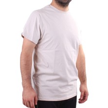 Twister Jeans 2300 Bej Günlük Pamuklu Basıc Bisiklet Yaka Erkek Tişört