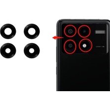 Xiaomi Uyumlu Poco X6 Pro Kamera Lensi Cam 2311DRK48G, 2311DRK48I
