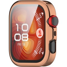 Huawei Watch Fit 4 Uyumlu Yumuşak Kasa ve Ekran Koruyucu Tam Kaplayan A+Kalite Silikon Koruyucu