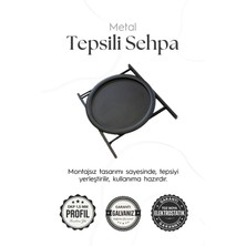He Dizayn Aksesuar Katlanır Tepsili Sehpa Çıkarılabilir Tepsili Modern Koltuk Yanı Orta Sehpa Piknik Sehpa Kolçak Sehpa