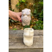 Beyaz Tekli Silikon Mum Kalıbı, Şık ve Kullanışlı Ev Dekoru Için Ideal.