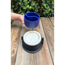 Yin Yang Temalı Silikon Kap Kalıbı Beyaz, Çok Amaçlı ve Esnek Tasarım