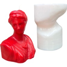 Beyaz Silikon Mum Kalıbı, 1 Adet, Şık ve Kullanışlı Tasarım