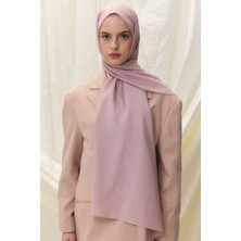 Fenza Scarf Paris Ipeği Şal - Toz Pembe
