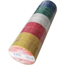 About The Perfect Renkli Elektrik Bandı, 18 Mt, 10'lu Paket, Çok Renk Seçenekleri