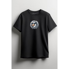Merch&ice Famous Duck Baskılı Unisex T-Shirt Siyah