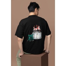 Merch&ice Squid Game 2 Just Like The Mingle Song I Cant Get You Out Of My Head Baskılı Unisex T-Shirt Siyah