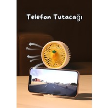 Taşınabilir Şarjlı Mini El Fanı | Soğutucu Mini Vantilatör , Şarj Edilebilir Fan Soğutucu Mactivepro Sarı