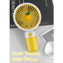 Taşınabilir Şarjlı Mini El Fanı | Soğutucu Mini Vantilatör , Şarj Edilebilir Fan Soğutucu Mactivepro Sarı
