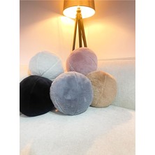 Yumuşak Peluş Top Yastık, Gizli Fermuarlı, Hafif ve Rahat Kullanım Için Ideal