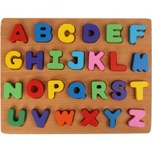 3D Ahşap Harfler Eğitici Yapboz Puzzle