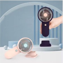 Taşınabilir Şarjlı El ve Masa Üstü Mini Fan
