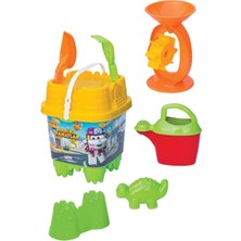 About The Perfect 8 Parça Büyük Boy Kale Temalı Plaj Kum Kovası ve Seti
