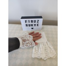 Firuz Rukye Gömlek Görünümlü Uzatıcı Manşet Kolluk