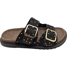 Florisse-1 | Kadın Günlük Terlik - Siyah - 37