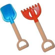 About The Perfect King Kids Tırmık ve Kürek Seti, Kırmızı ve Mavi Renklerde, Eğlenceli ve Dayanıklı