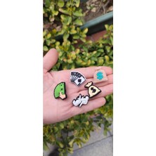 About The Perfect Deniz Temalı 5'li Süs Pinleri, Renkli ve Eğlenceli Takı ve Dekorasyon Seti