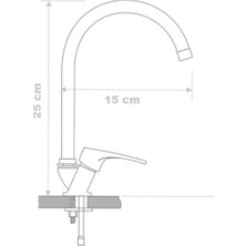 Armour Armatür  Siyah Lavabo Bataryası