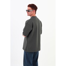 Mantova Siyah Çizgili Mevsimlik Unisex T-Shirt