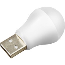 Hk Tech 5V-1A USB LED Lamba Beyaz 20920