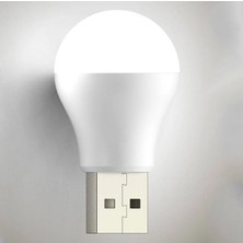 Hk Tech 5V-1A USB LED Lamba Beyaz 20920