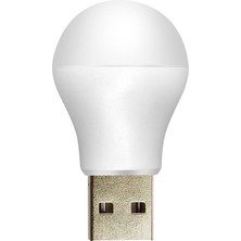 Hk Tech 5V-1A USB LED Lamba Beyaz 20920