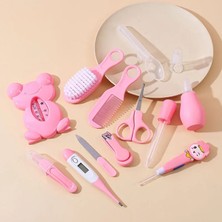 Tuto Baby Çantalı Bebek Bakım Seti Pembe (13 Parça)