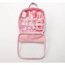 Tuto Baby Çantalı Bebek Bakım Seti Pembe (13 Parça)